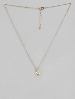 Twenty Dresses by Nykaa Fashion - Rhythms Of Alphabet N Necklace