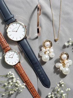 Joker and Witch - Joker & Witch Anne Watch & Jewellery Gift Set For Both Men And Women - JWGS73