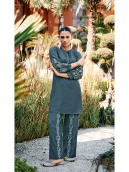Autumnlane - Alice Blue Applique & Embroidery Co-ord Set