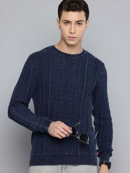 Levi's - Mens Navy Blue Crew Neck Sweater