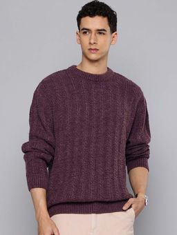 Levi's - Mens Purple Crew Neck Sweater