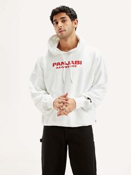 Levi's - Dil Luminati Mens Panjabi Aa Gaye Oye Hoodie - White