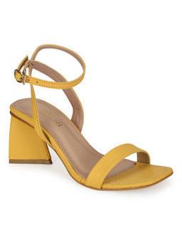Truffle Collection - Yellow Solid Heels