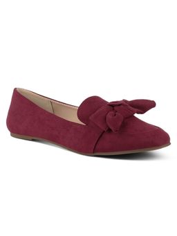 London Rag - Remee Front Bow Ballerina - Red