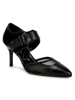 London Rag - Buckle Detail Pump Sandals - Black