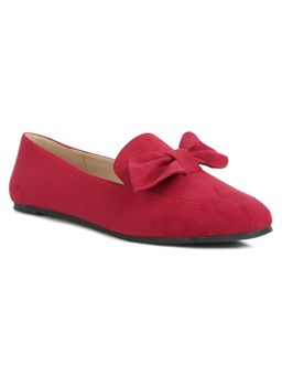 London Rag - Remee Front Bow Ballerina - Red