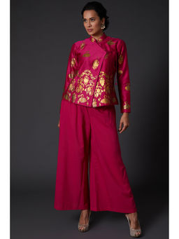 Rohit Bal - Fuchsia Pink Block Printed Tunic