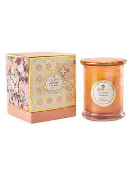 VEEDAA - Victorian Tea Rose Danube Glass Scented Candle