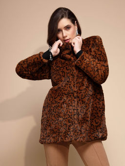 Global Republic - Brown Full Sleeve Coat