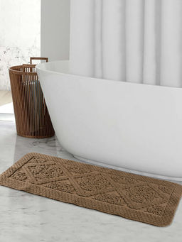 Saral Home - Kaku Cotton Antiskid Bath Mat (45X100 Cm)