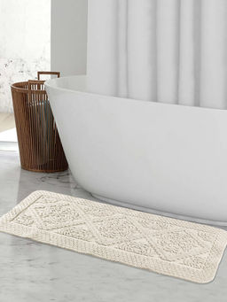 Saral Home - Kaku Cotton Antiskid Bath Mat (45X100 Cm)