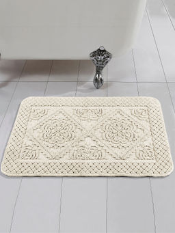 Saral Home - Kaku Cotton Antiskid Bathmat 45X65 Cm