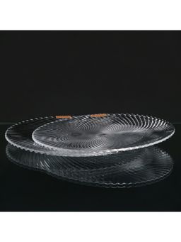 NACHTMANN - Samba Crystal Charger Plate Clear (Pack of 2)