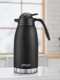 Pexpo - Cosmo Black Knight Vacuum Insulated Hot & Cold Flask - 2000ml