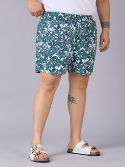 UNSIZED - Men Green Floral Printed Boxer
