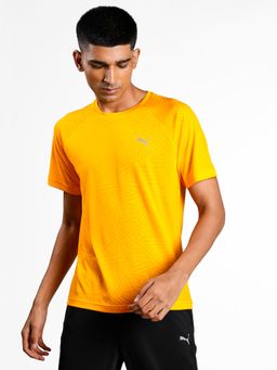 Puma - One8 Virat Kohli Jacquard Men Orange T-Shirt