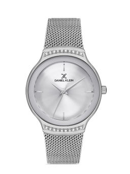 Daniel Klein - Silver Color MESH BAND Watch for Women DK.1.13093-1