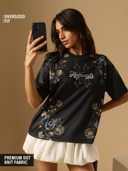 The Souled Store - Official Harry Potter: Desi Legacy Women Oversized Jersey T-Shirt