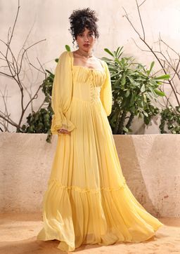 SEORAA - Elara yellow dress