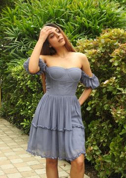SEORAA - Purple Dovelle Dress