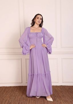 SEORAA - Purple Noctavia Dress