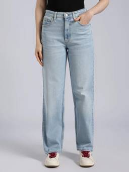 Tommy Hilfiger - Mid-Wash Slim Fit Mid Rise Jeans