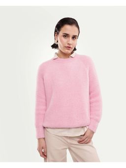 RAREISM - Women's Mitsi Light Peach Nylon Sweatshirt