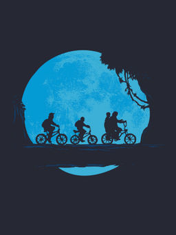 THREADCURRY - Stranger Friends Creative Graphic Printed T-shirt For Men