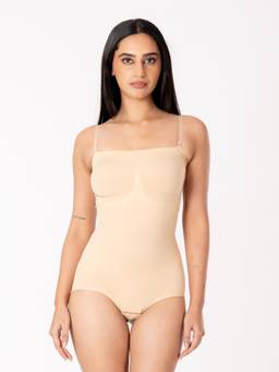 Shapercult - Strapless Snatched Bodysuit -Beige