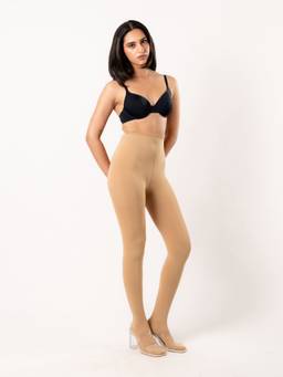 Shapercult - Beige Opaque Stocking