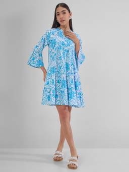 TOKYO TALKIES - Women Blue A-Line Dress