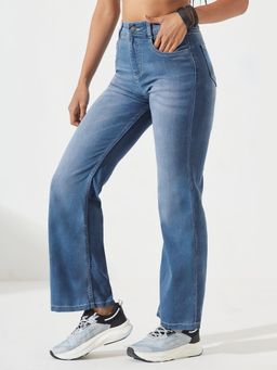DOLCE CRUDO - Women's Light Blue Wide-Leg Denim Jeans