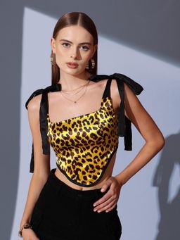 STREET 9 - Women Bow Tie Crop Top