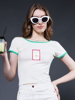 PRONK - Strawberry Matcha Vanilla Void Crop Top