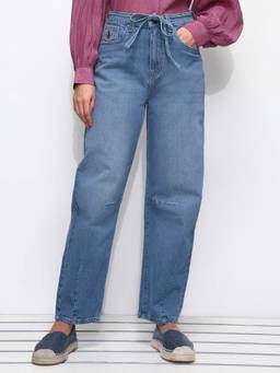 U.S. POLO ASSN. - Barrel Fit Tie Up Jeans