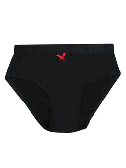 Tiny Bugs - Cotton Black Basic Briefs