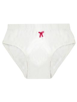 Tiny Bugs - Cotton White Basic Briefs