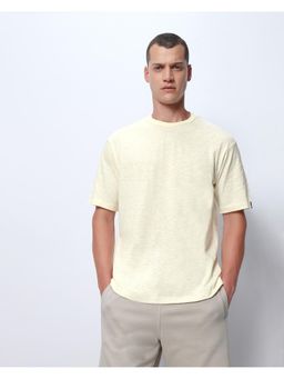 Bewakoof - Air 1.0 Men's Gardenia Oversized T-shirt