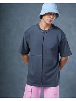 Bewakoof - Heavy Duty 1.0 Mens Grey Oversized T-Shirt