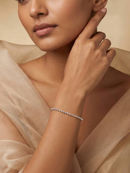 TOUCH925 - 925 Silver Ball Chain Bracelet
