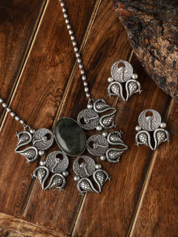 VENI - 92.5 Silver-Plated Jewellery Set