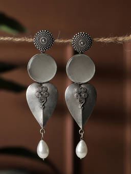VENI - 925 Sterling Silver Drop Earrings