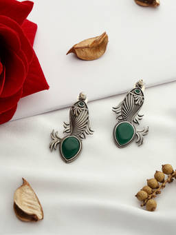VENI - 92.5 Silver-Plated Brass Drop Earrings