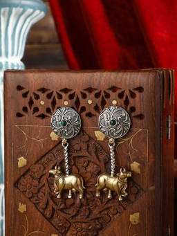 VENI - Silver-Plated 92.5 Silver Drop Earrings