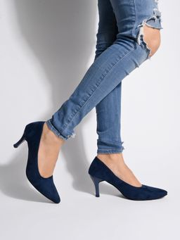 Shoetopia - Stylish Blue Pumps for Girls