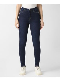 Van Heusen - Women Navy Blue Mid Wash Jeans