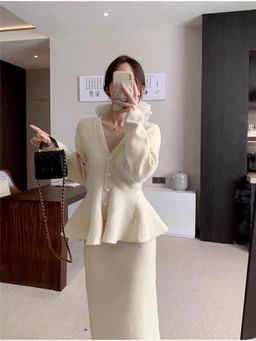 MISS MOSA BY AKANKSHA - Kaison Luxe Premium Winter Coord Set Beige