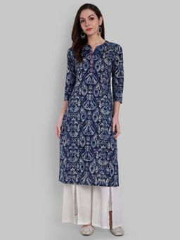 Mera Rang - Meera Straight Indigo Kurta