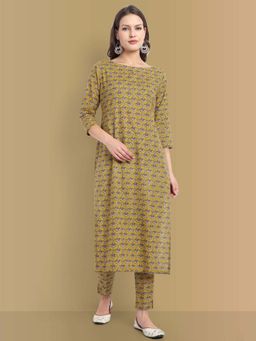 Mera Rang - Ajrak Print Traditional Handcrafted Elegance Kurta