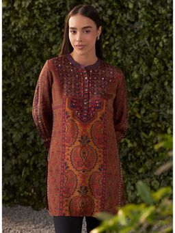 Lakshita - Olive Printed Shantoon Tunic